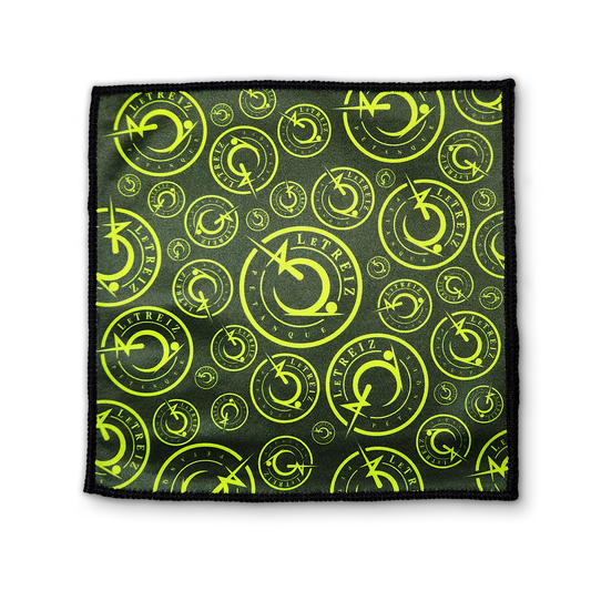 Chiffon Le Treiz - Motif de badges - Vert kaki